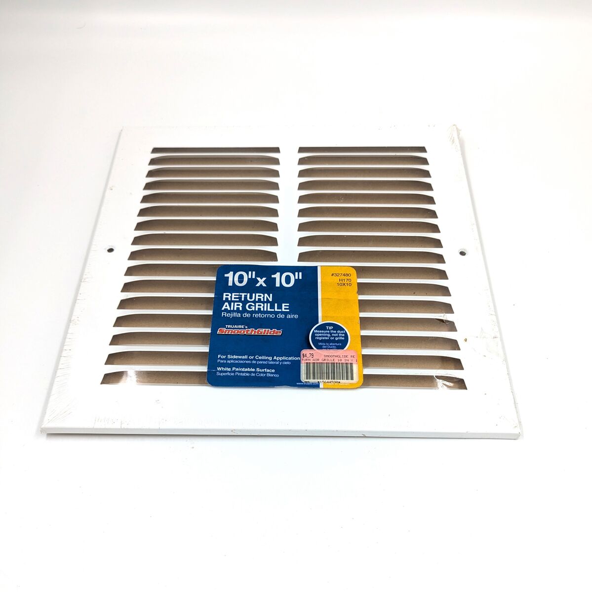 10 X 10 Return Air Vent White Air Grill