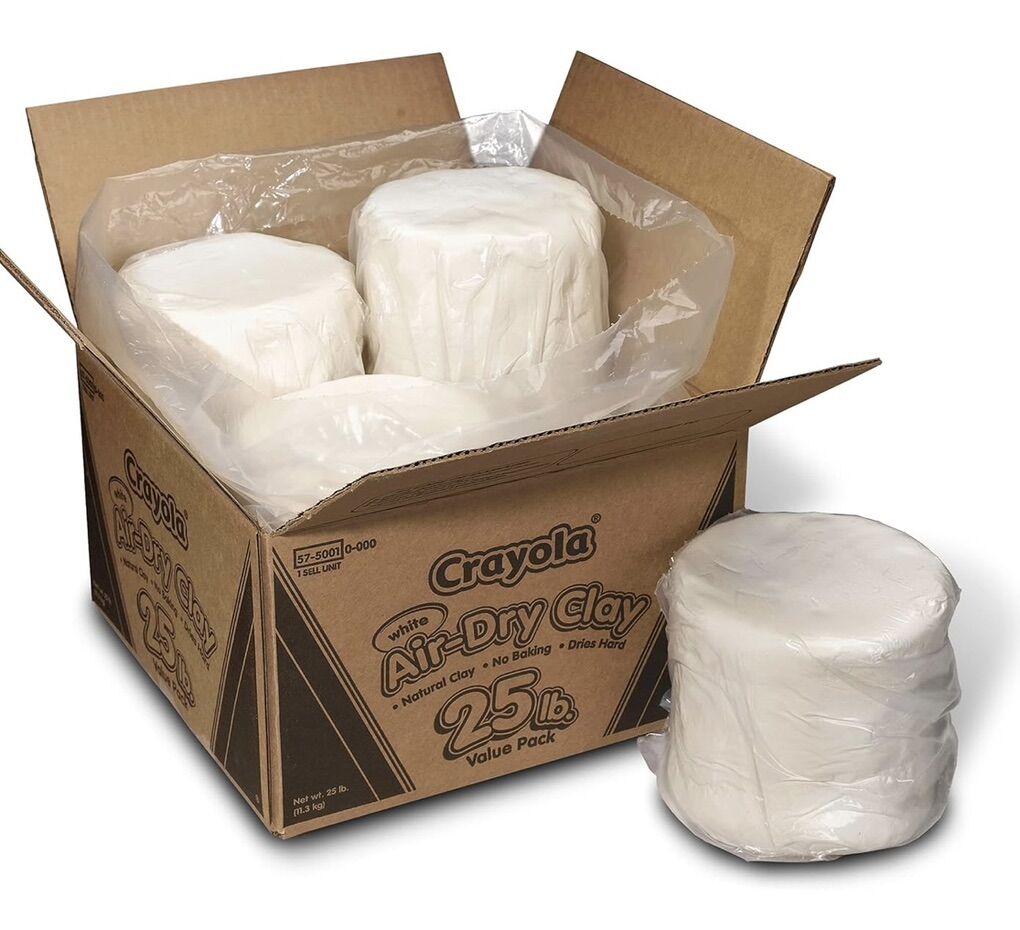 Crayola Air Dry Clay - White