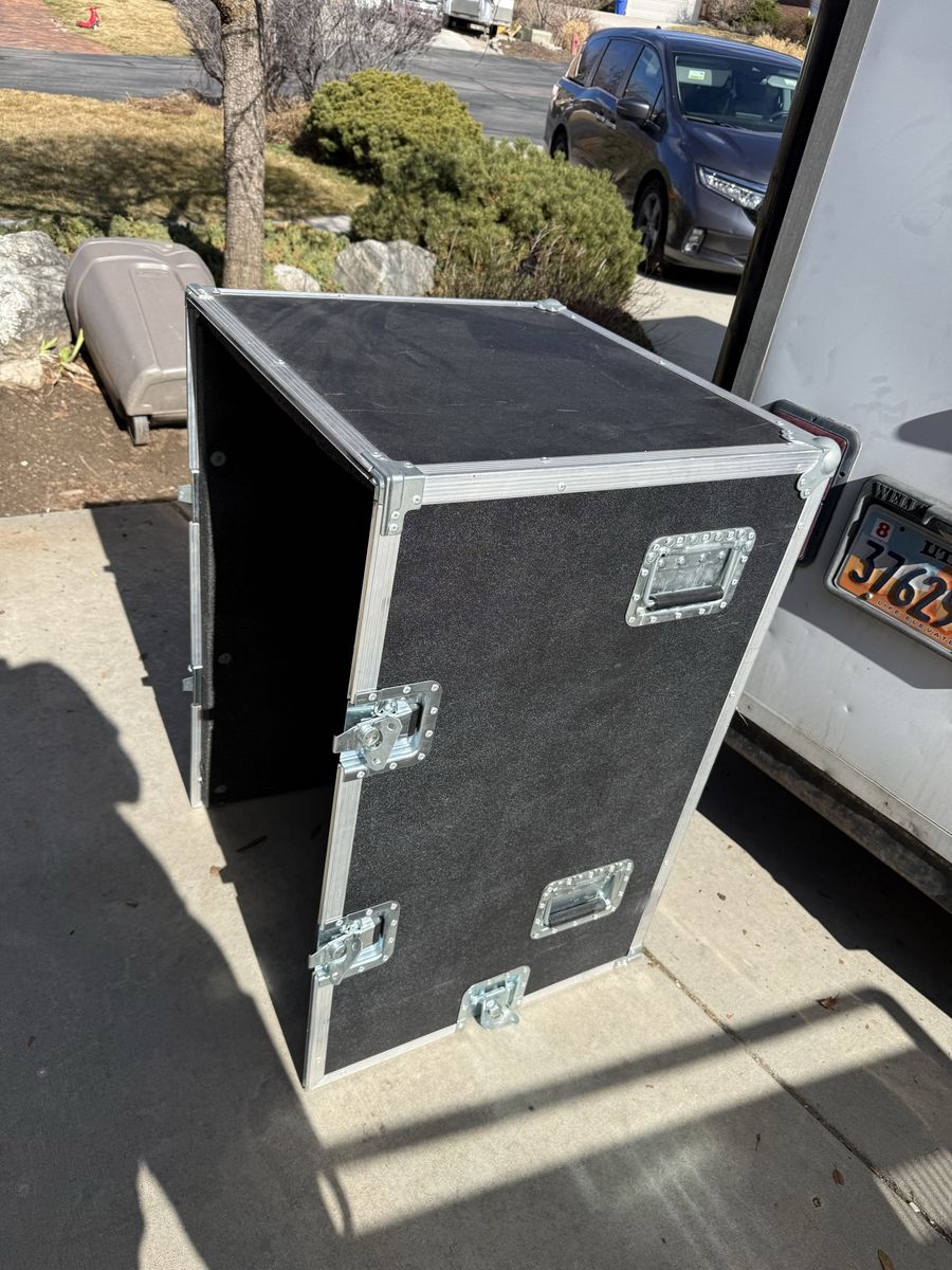 DJ Booth with rolling
