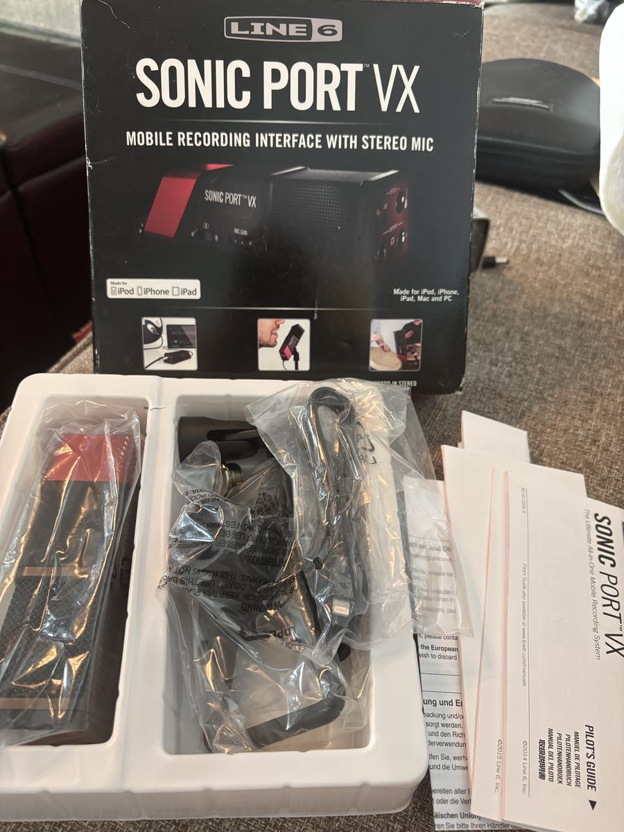 Brand New Line 6 Sonic Port Vx Analog Digital Rec