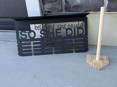 Girls Sports Award Display Set