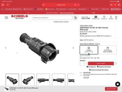 Agm Rattler v3 LRF 35-384 Thermal Rifle Scope