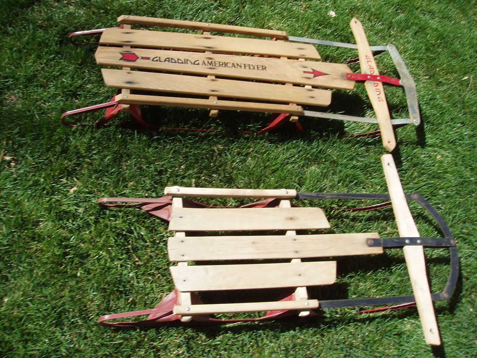 Wooden sleds