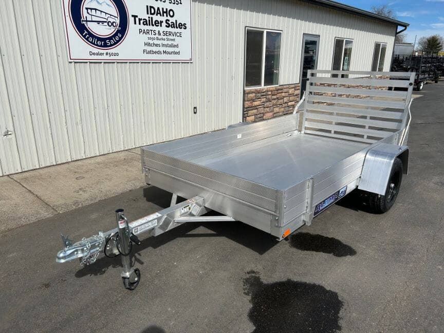 2027 Aluma 6310ESA-S-TG 63' x 10' Aluminum Utility Trailer 13' sides 2K