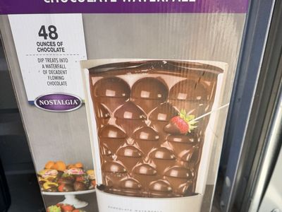 Nostalgia Chocolate Waterfall Fountain - Holds 48oz Chocolate - Perfect for Parties!