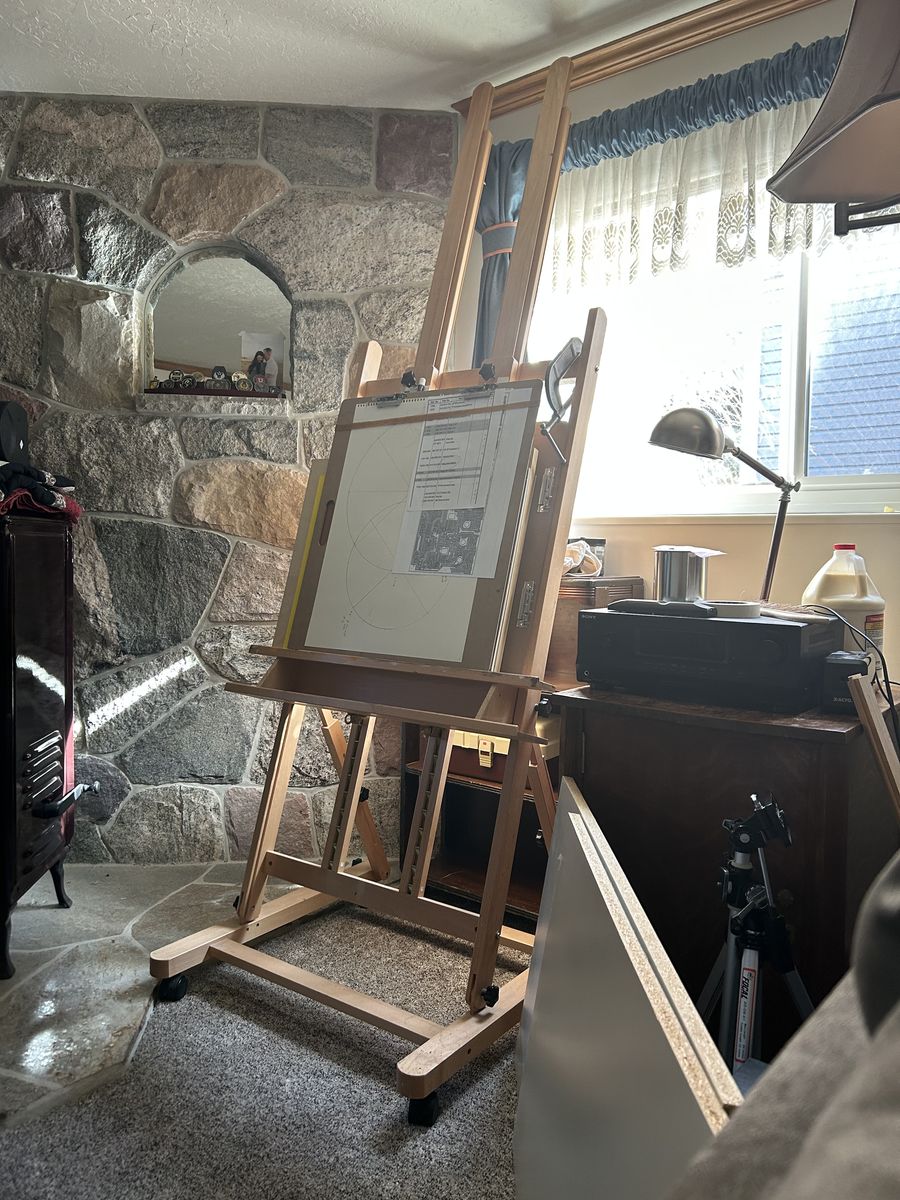 Blick Studio Heavy-Duty H-Frame Artist Easel