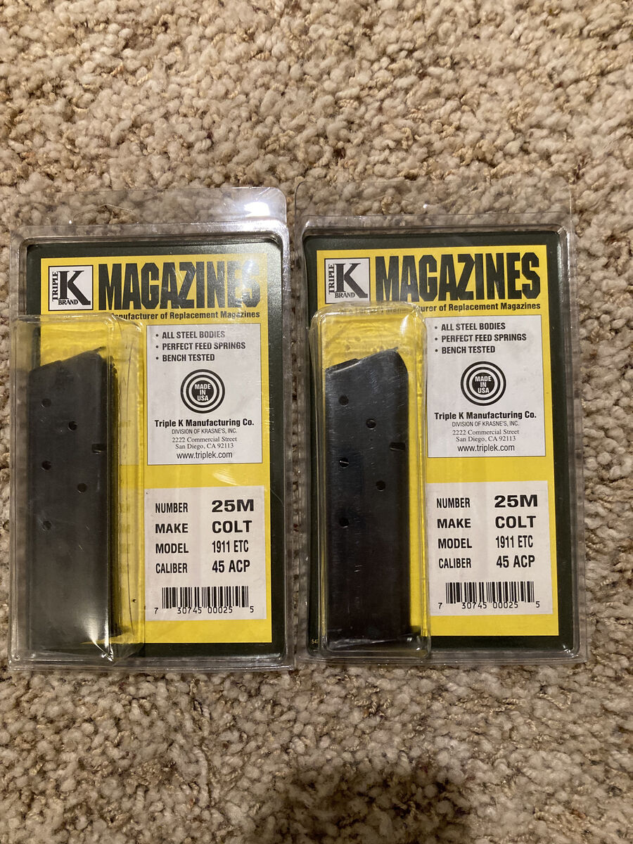 Triple K 1911 .45 ACP Magazine – 7 Round