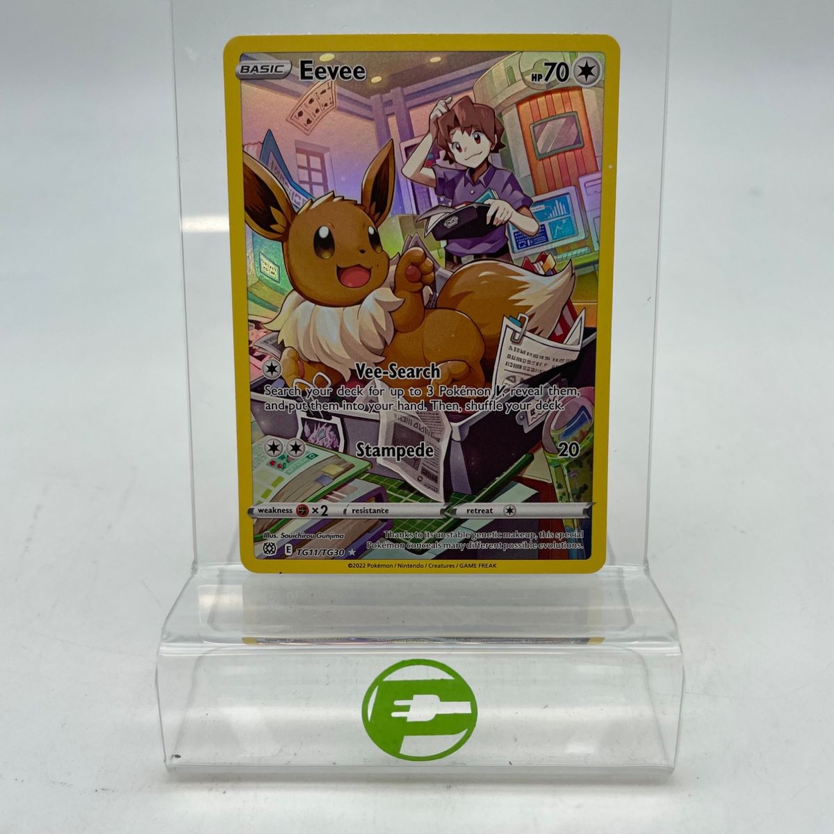 Pokémon TCG Brilliant Stars Eevee TG11/TG30 Holo English