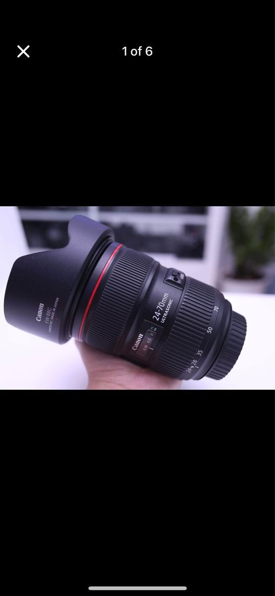 Canon 24-70mm 2.8 ii 1000$, Rf 70-200mm F4 1350$