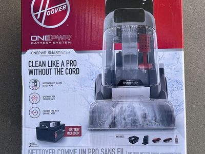 *NEW* Hoover ONEPWR SmartWash Cordless Carpet Cleaner