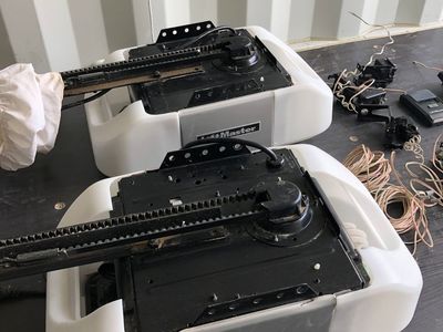 Two LiftMasterSecurity +2.0 Garage Door Openers