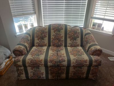 Comfortable 2-Seater Sofa + Removable Slipcover – Great Condition
