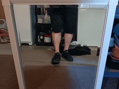 White bathroom mirror