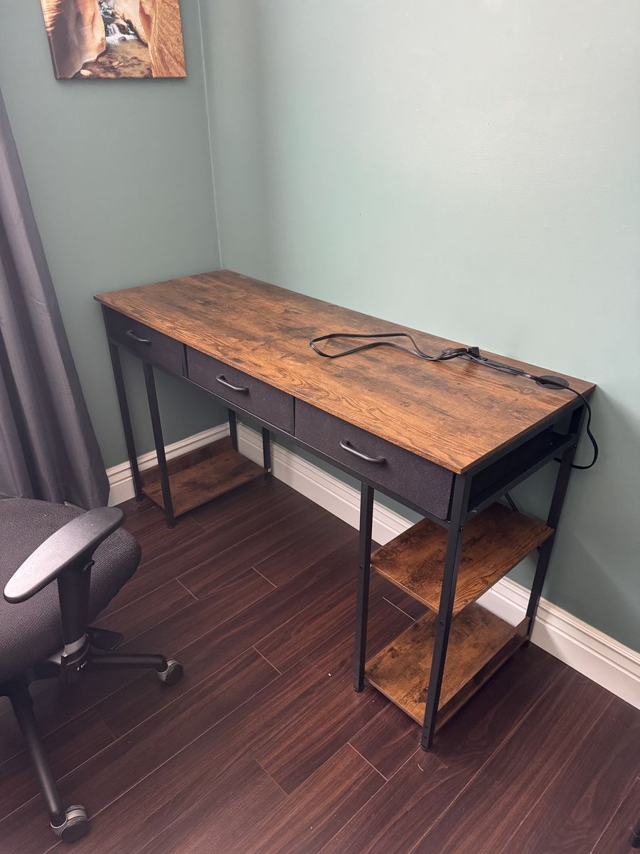 Desk with Outlets