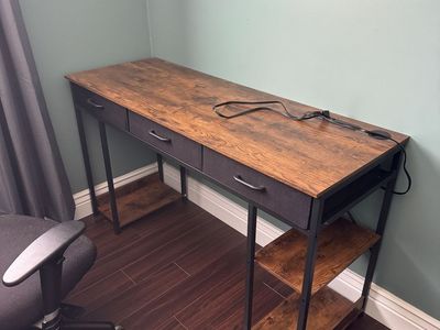 Desk with Outlets