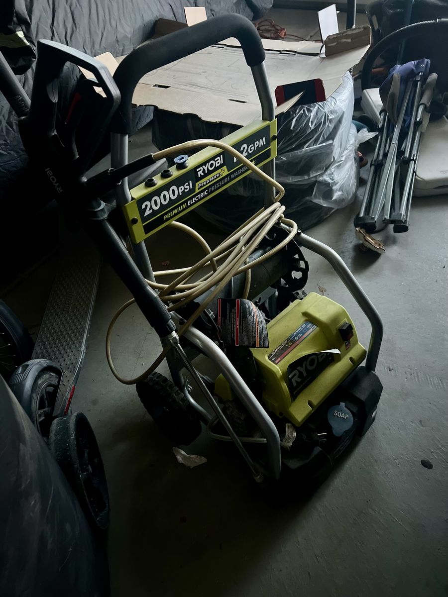 Ryobi 2000 PSI 1.2 GPM Premium Electric Pressure Washer