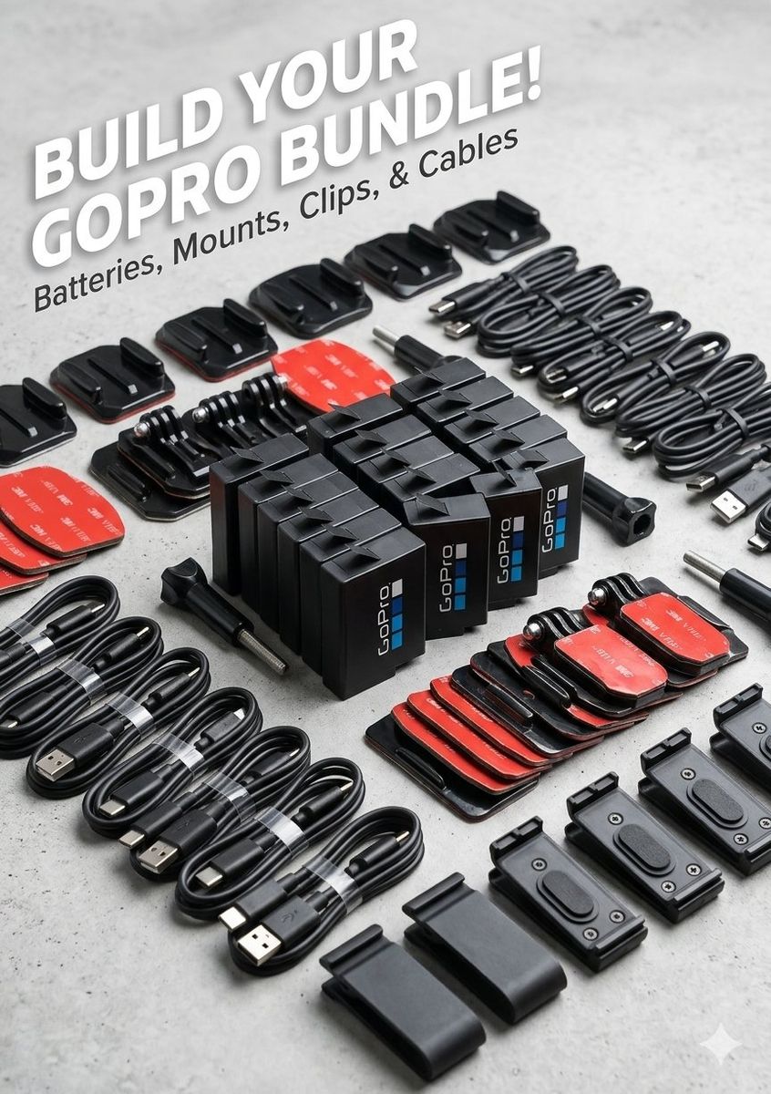 GoPro Accessories Megasale! Batteries, Waterproof