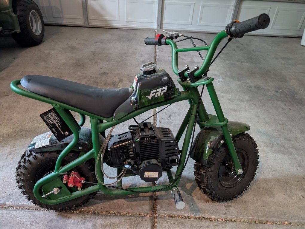 FRP DB003 50cc 2-Stroke Kids Gas Powered Mini Dirt Bike - Green Camo
