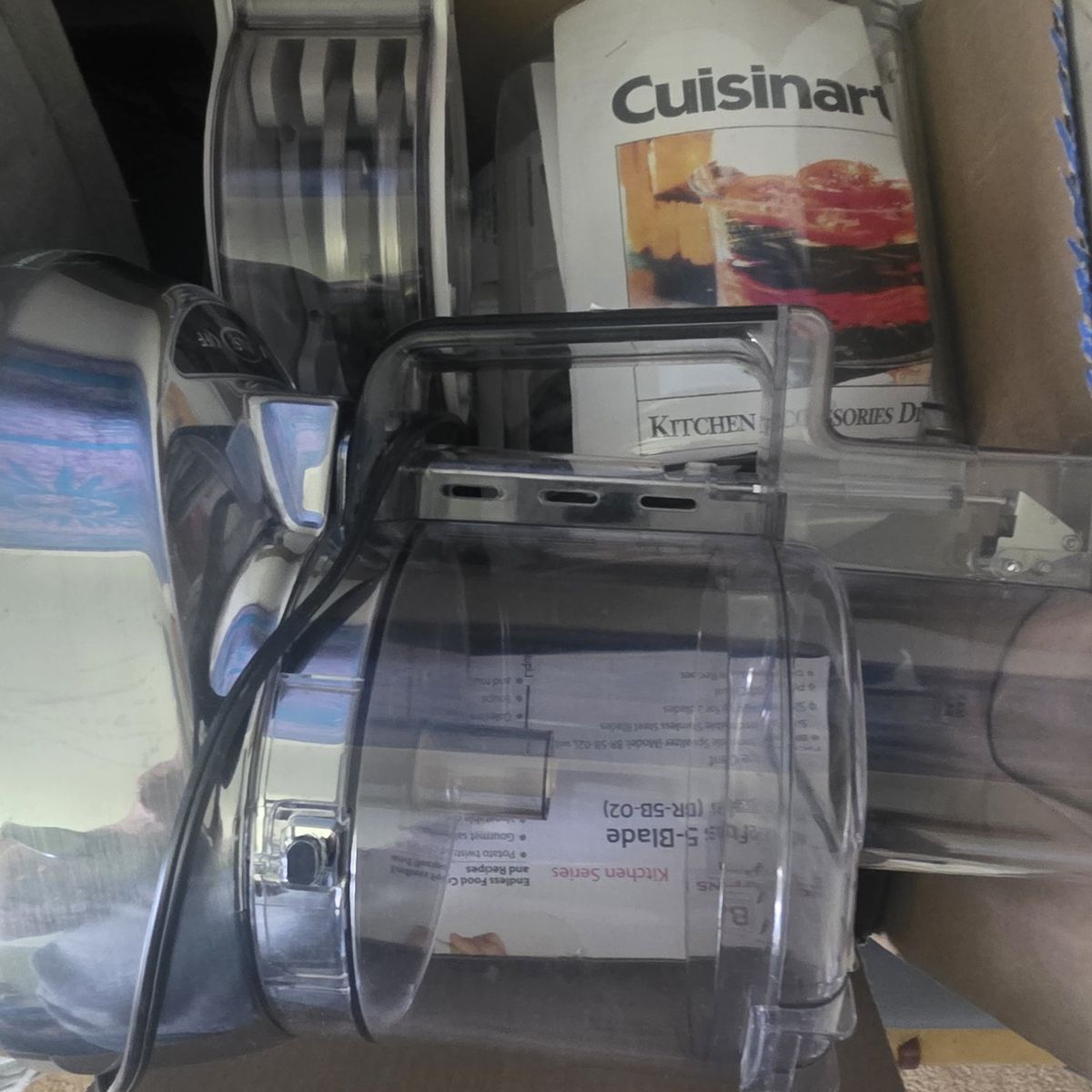 Cuisinart Food Processor with Accessories and Manual