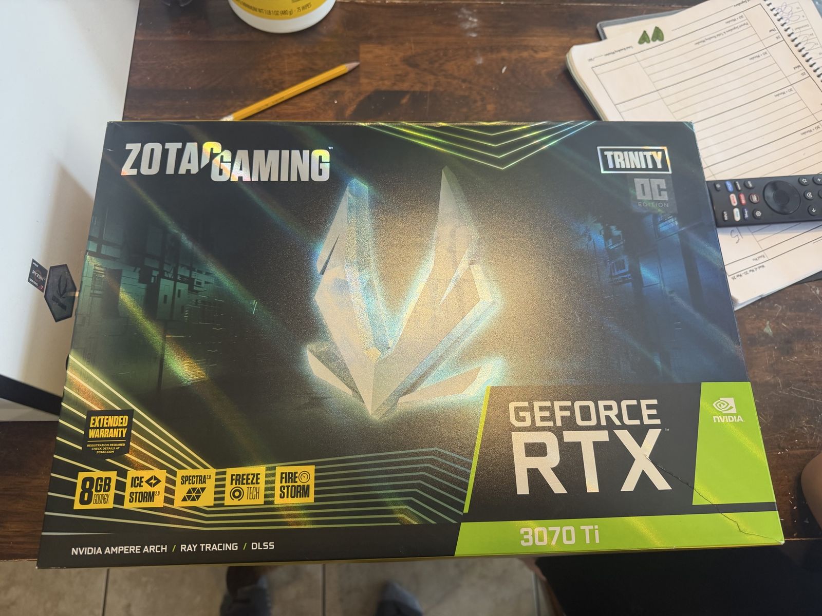 Zotac Trinity RTX 3070 TI, $275 obo