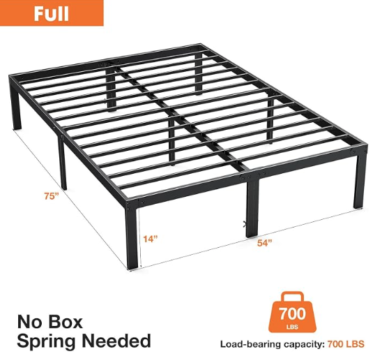Metal Bed Frame Full Size - Brand New