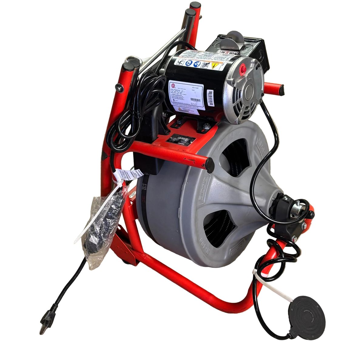 RIDGID K-400 DRAIN CLEANING SNAKE AUGER 120-VOLT DRUM MACHINE K-400-T3