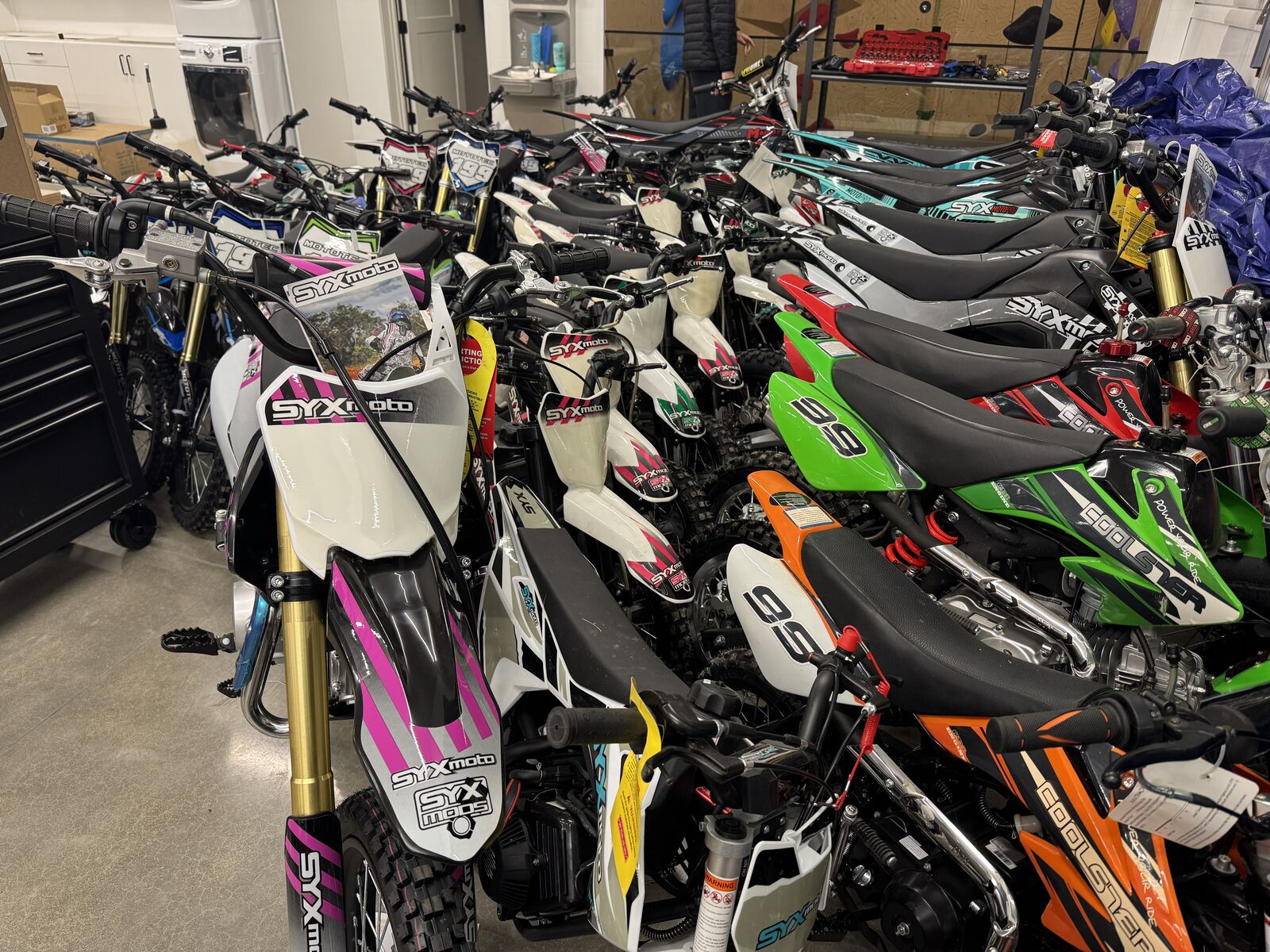 NEW Discount Dirt Bikes gas + electric - 50 70 125 150 250