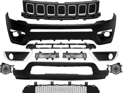 Front Bumper Kit for 2014-2021 Jeep Compass Limited Latitude Sport
