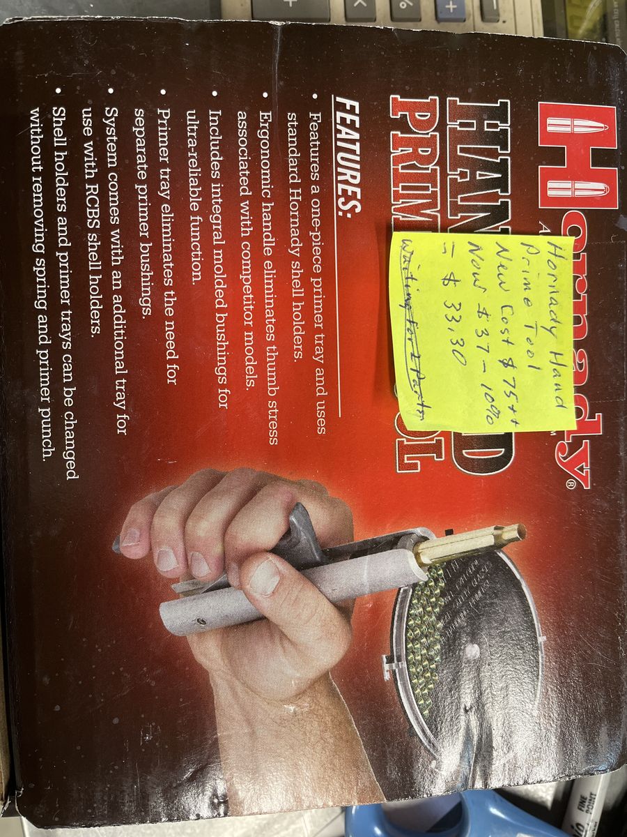 Hornady Hand Prime Tool.