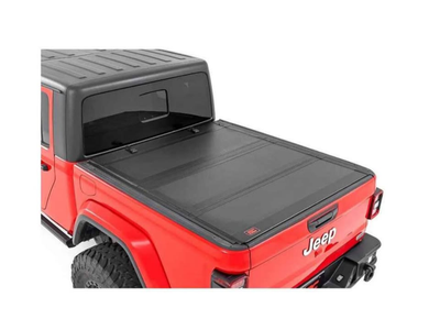 Rough Country Hard Fold-Up Tonneau Cover 49620500 - Jeep Gladiator