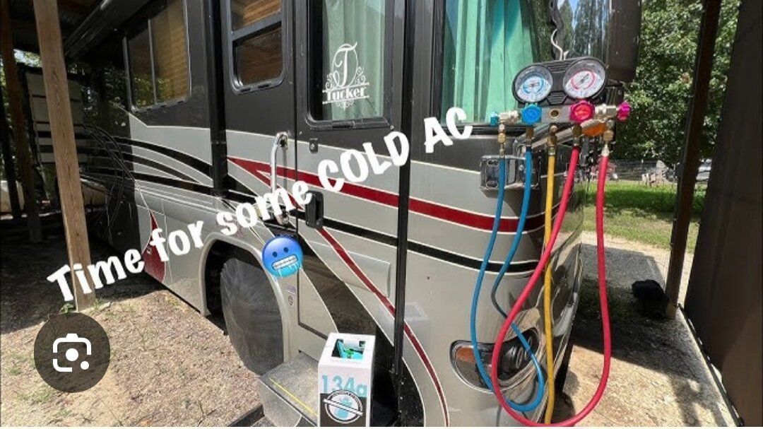 RV Motorhome Trailers AC Air Conditioner Repair p