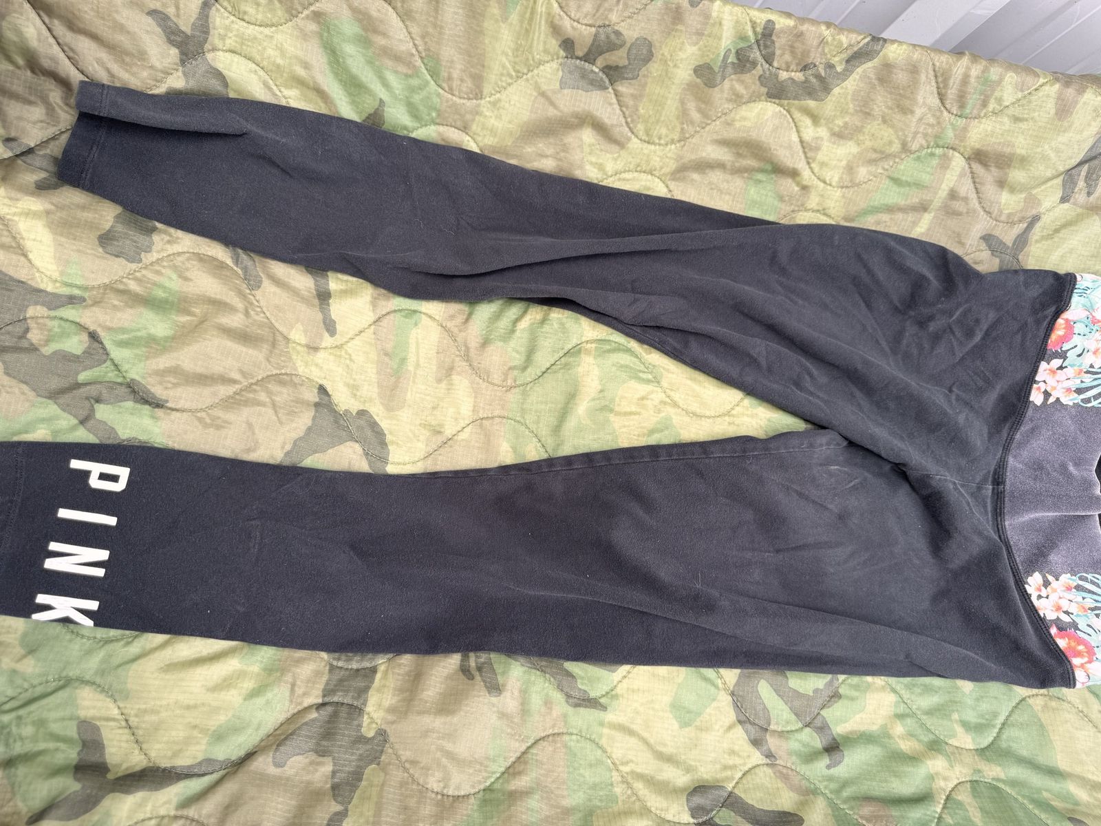 Victoria's Secret PINK Yoga Leggings Foldover Floral - Women's S/P
