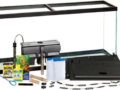 55 Gallon Tetra Complete LED Aquarium - Includes LED Lighting, Filtration, Heater and Accessories