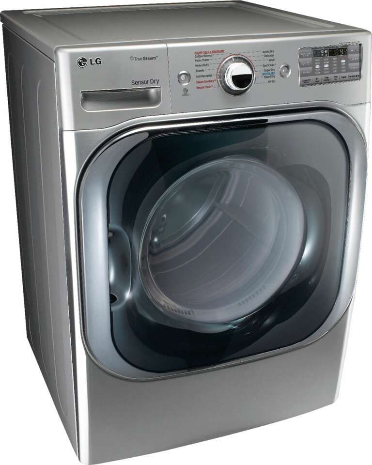LG DLGX8101V 9.0 Cu. Ft. GAS Dryer with Steam and Sensor Dry in Graphite Steel 5149405 #87912