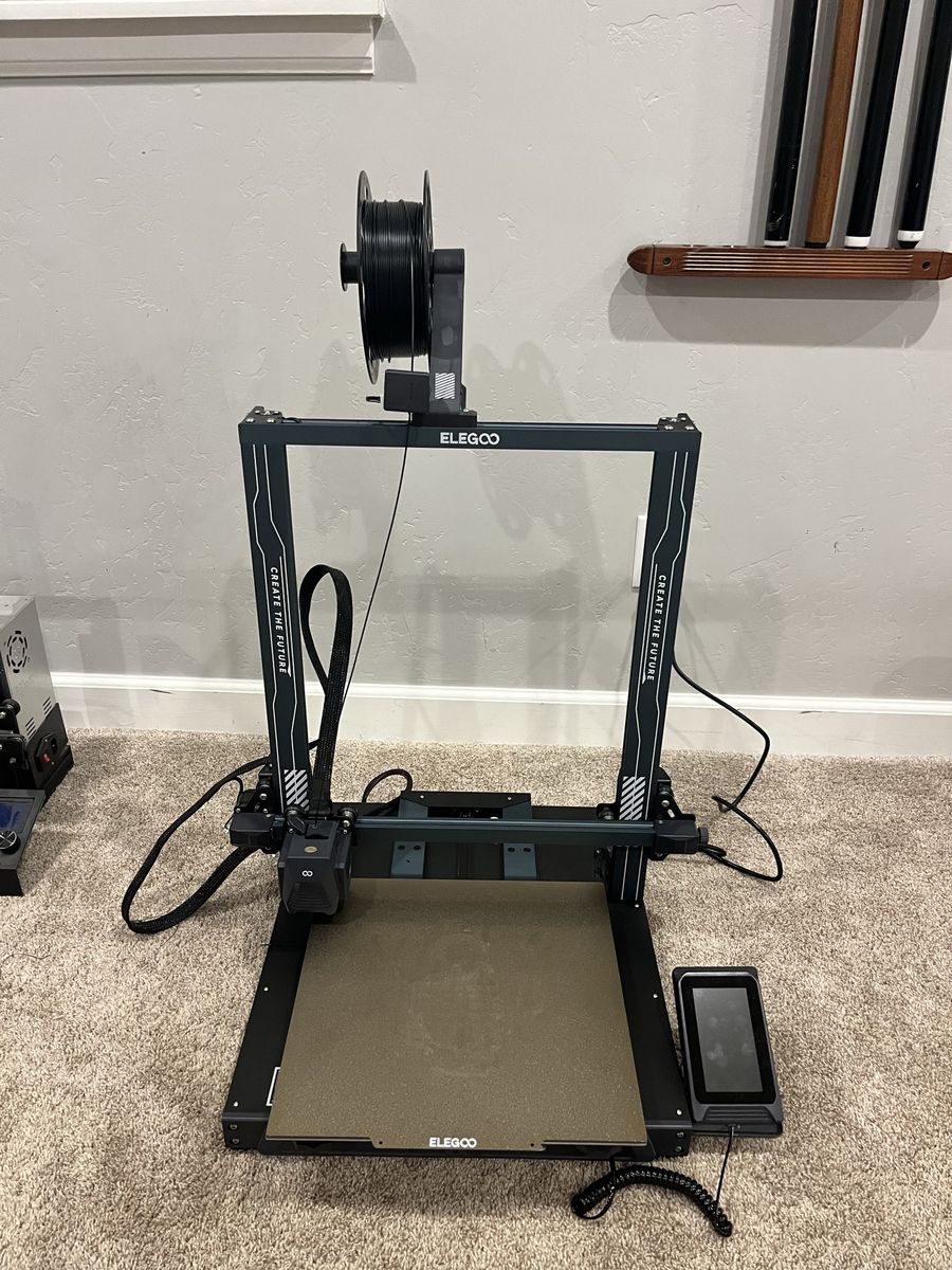 ELEGOO NEPTUNE 3 PLUS 3D Printer - + 4 roles of filament, Large Print Volume, FDM, Excellent Condition