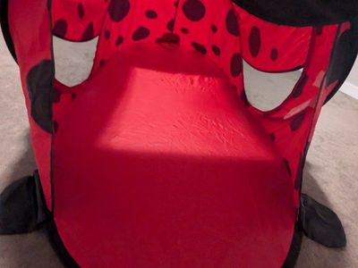 Red Ladybug Pop-Up Play Tent - Kids' Indoor/Outdoor Play Tunnel