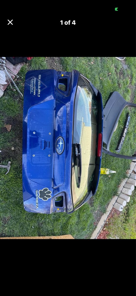 SUBARU IMPREZA 2018 REAR HATCH BACK