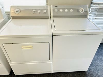 Super heavy duty kenmore washer and dryer set