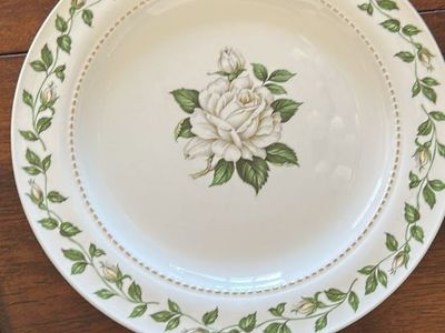 Mary Dunbar Superior Hall Quality Cameo Rose Dinnerware Set about 50+ pieces