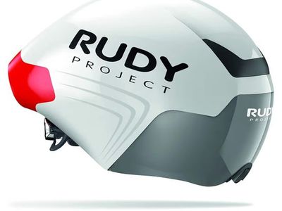 RUDY PROJECT The Wing Aero TT Cycling Helmet - White Shiny - Triathlon Time Trial Bike Helmet