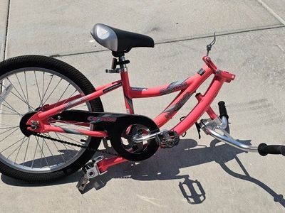 WeeRide Co-Pilot Tagalong Trailer Bike Attachment - Pink/Black