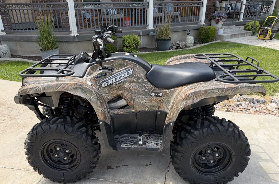 Yamaha Grizzly 700FI EPS 4x4 ATV Camo - Low Hours, Well Maintained, Power Steering,