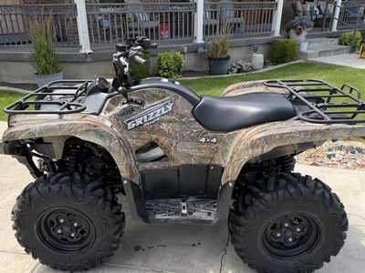 Yamaha Grizzly 700FI EPS 4x4 ATV Camo - Low Hours, Well Maintained, Power Steering,