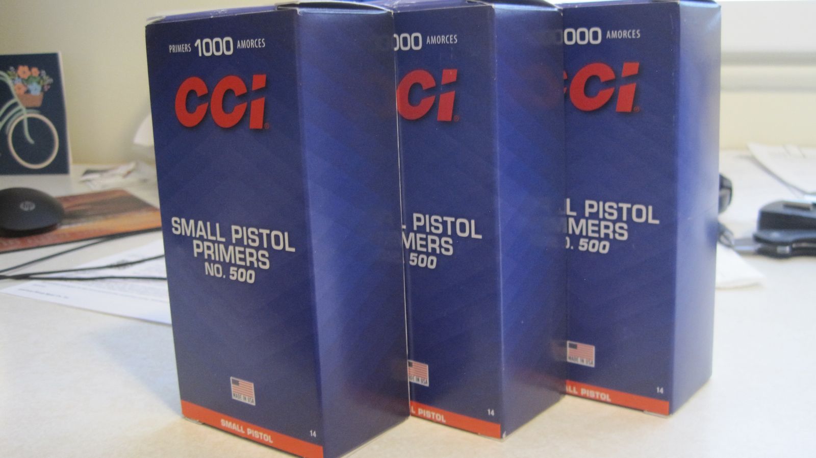 CCI Small Pistol Primers (No. 500)