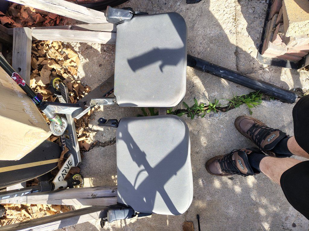 Toyota Tacoma rear folding jump seats