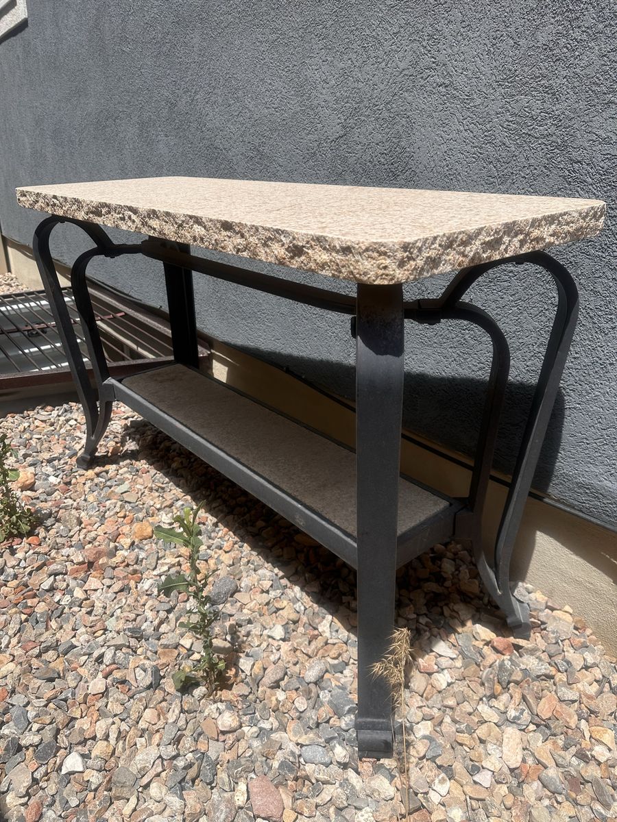 Granite outdoor table