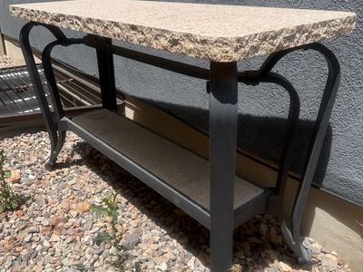 Granite outdoor table