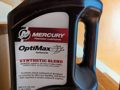 Mercury Optimax Outboard Motor Oil 2-stroke
