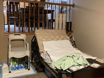 Adjustable Hospital Bed - Medical Equipment for Home Care