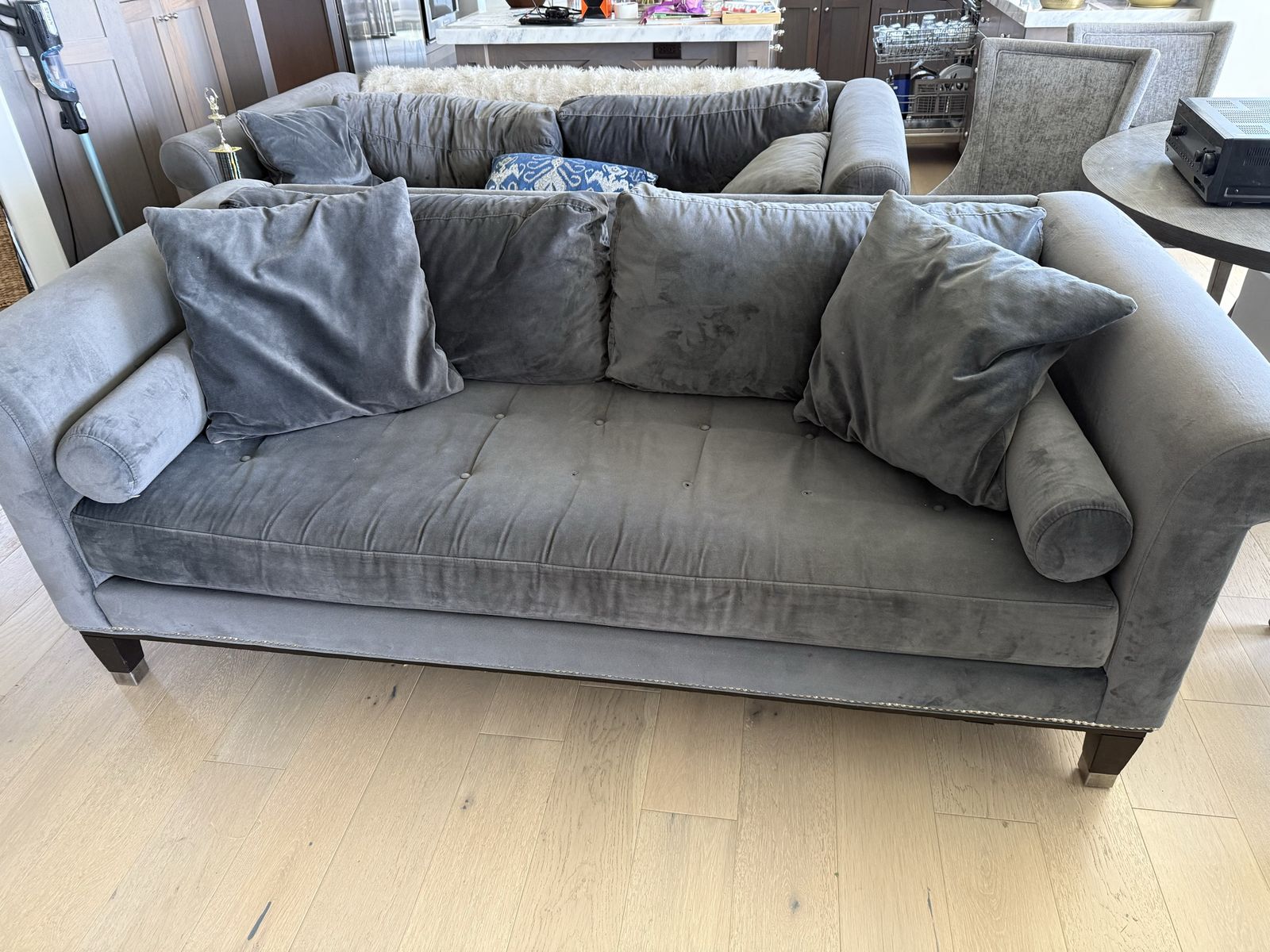 Used Large Microfiber Couch or Couches buy one or both. Smoke free and pet free home